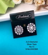 AD Diamond Rose Gold And Silver Party Wear Butti And Tops Wholesale Shop In Surat

